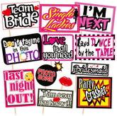 SYGA Set of 12 Bachelorette Party Photo Booth Props